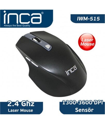 Inca IWM-515 1300-3600 High Dpi Low Power Laser Wireless Mouse