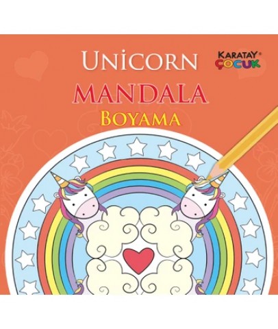 Karatay Mandala Unicorn Boyama