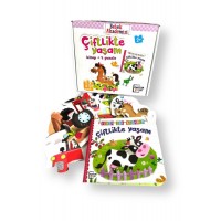 Karatay Yayınları Bebek Akademisi Çiftlikte Yaşam Kitap+Puzzle