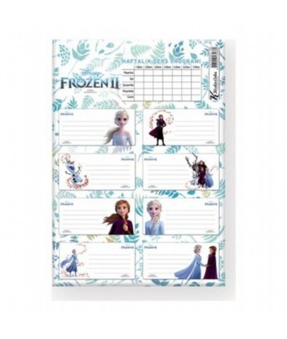 Kc Ders Programlı 3 Lü Etiket Frozen2 ( 1 Adet)