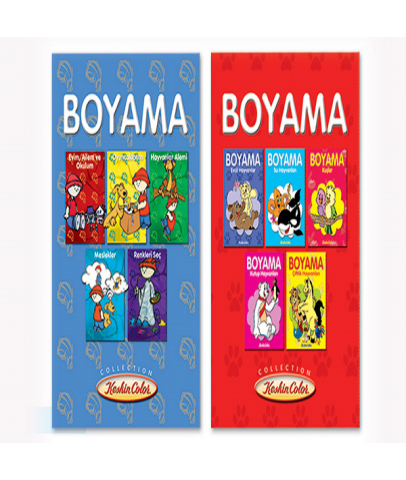 Keskin Color Boyama Kitabı Ciltli Karışık 20x28