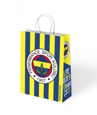 Kika Lisanslı Kağıt Poşet 18X24 12 Li Fenerbahçe