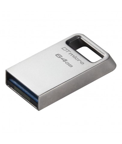 Kingston DTMC3G2-64GB DataTraveler Micro 200MB-s Metal USB 3.2 Gen 1 Flash Bellek