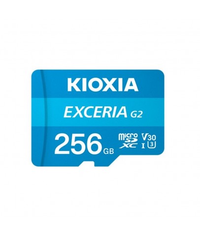 Kioxia 256GB Exceriag2 Micro SDXC U1 V30 4K 100-50 MicroSD Kart