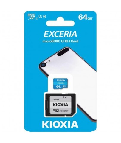 Kioxia 64GB Exceria microSDXC UHS-1 C10 100MB-sn Hafıza Kartı