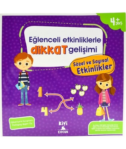 Kivi Çocuk Eğlenceli Etkinliklerle Dikkat Gelişimi Sözel Ve Sayısal  Etkinlikler