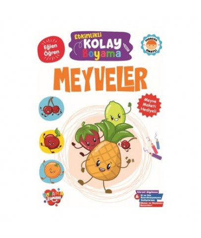 Kolon Etkinlik Kolay Boyama Kitabı Meyveler