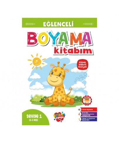 Kolon Seviye 1 Eğlenceli Boyama Kitabım 2-3 Yaş