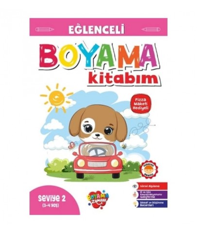 Kolon Seviye 2 Eğlenceli Boyama Kitabım 3-4 Yaş