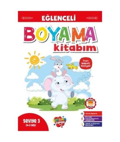 Kolon Seviye 3 Eğlenceli Boyama Kitabım 4-5 Yaş