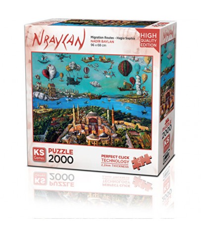 Ks Games Puzzle 2000 Migration Routes - Hagia Sophia