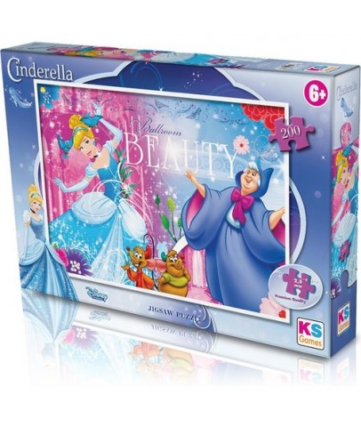 Ks Games Puzzle Cinderella 200 Parça Crl113