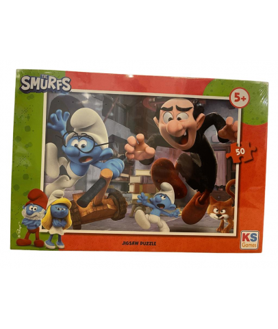 Ks Games Puzzle Smurf 50 Parça Puzzle