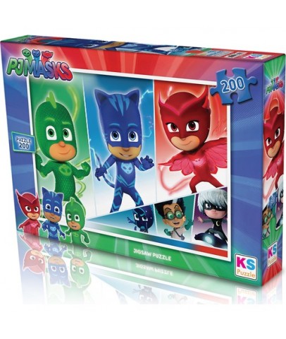 Ks Games Puzzle Pjmasks 200 Parça Pjm113