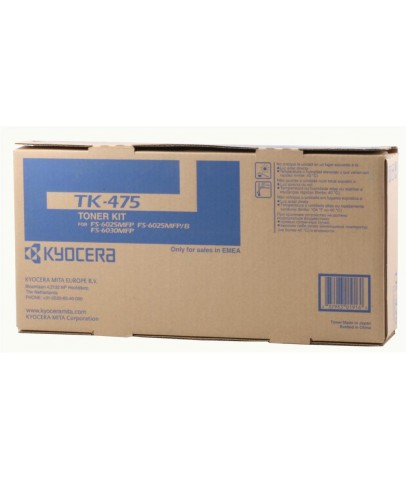 Kyocera TK-475 Orjinal Fotokopi Toneri FS-6025-6030-6525-6530 15.000 Sayfa