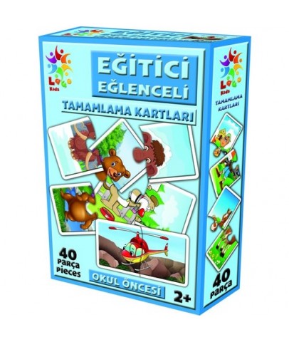 Laço Kids Puzzle Eğitici Eğlenceli Tamamlama 40 Parça