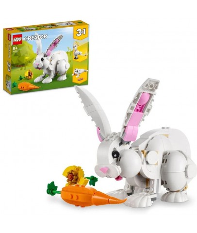 Lego Creator 3Ü 1 Arada Beyaz Tavşan LMC31133