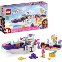 Lego Gd Mercats Ship Gabbys Dollhouse Gabby ve Süslü Kedinin Gemisi ve Spa 10786