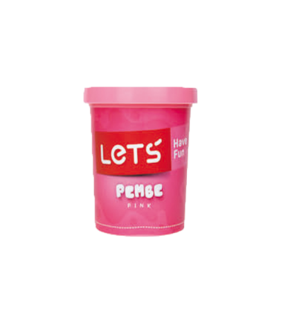 Lets Oyun Hamuru Tek Renk 150 GR Pembe L8340-7