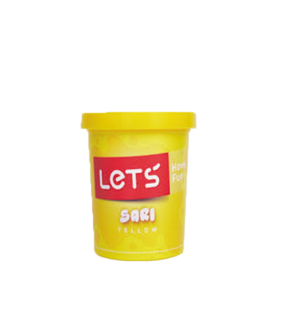 Lets Oyun Hamuru Tek Renk 150 GR Sarı L8340-1