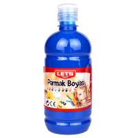 Lets Parmak Boyası 500 ML Mavi L-5006