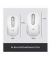 Logitech 910-006238 M650 L Signature Kablosuz Beyaz El Tam Boyutlu Mouse