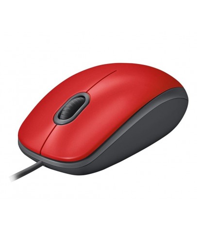 Logitech 910-006759 M110 Kırmızı Silent (Sessiz) Kablolu Optik USB Mouse