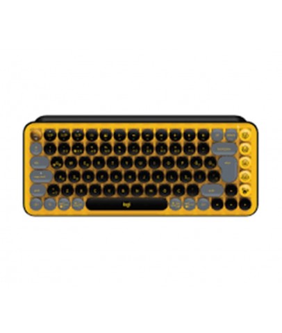 Logitech 920-010818 POP Keys Yellow-Black Kablosuz Mekanik Emoji Klavyesi