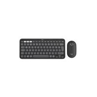 Logitech 920-012245 Grafit Pebble 2 Combo Çoklu Sessiz Kablosuz Türkçe Q Klavye Mouse Seti