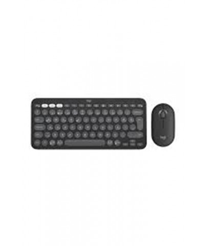 Logitech 920-012245 Grafit Pebble 2 Combo Çoklu Sessiz Kablosuz Türkçe Q Klavye Mouse Seti