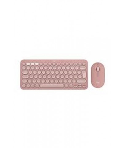 Logitech 920-012247 Pebble 2 Combo Pembe Kablosuz Klavye Mouse Seti