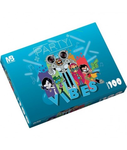 Mabbels Puzzle 100 Parça Teen Titans Party Vibes PZL-389026