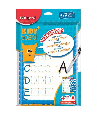 Maped Yazı Tahtası Kıddy Board Çoçuk Esnek Ve Transparan Kit