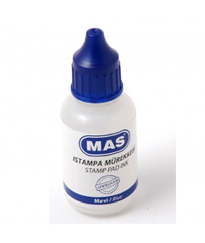 Mas Istampa Mürekkebi 20 ML Mavi 463