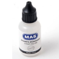 Mas Istampa Mürekkebi 20 ML Siyah 462