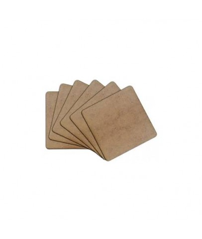 Mdf Bardak Altlığı 12x12 6 lı