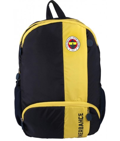 Me Çanta Fenerbahçe Sarı Şerit Renkli Logo Sırt Çantası