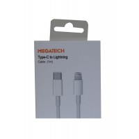 Megatech MT-D3L-T 1mt Usb Type-C to Lightning  Şarj ve Data Kablosu