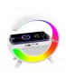 Mikado MD-G111 Beyaz 10W 1800mAh BT-TF-USB-15W Wireless Şarj RGB Işıklı Speaker