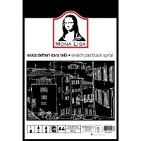 Mona Lisa Eskiz Defteri Kara Telli A4 150 GR 40 YP MN02-4