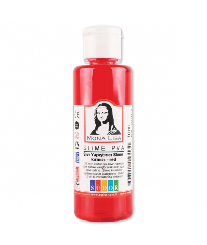 Monalisa Sıvı Yapıştırıcı Slime 70 ML Kırmızı SL01-3