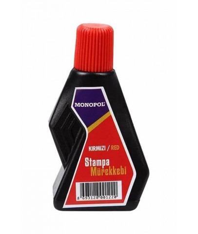 Monopol Istampa Mürekkebi 30 ML Kırmızı