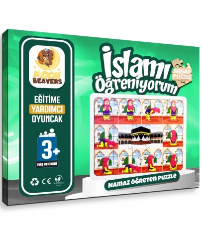 Moon Beavers İslamı Öğreniyorum Puzzle Serisi - 4 Erkek Abdest