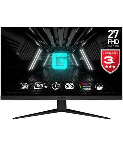 Msi 27" G2712F 1920x1080 (FHD) 16:9 FLAT ULTRA RAPID IPS 180HZ 1MS ADAPTIVE-SYNC Gaming Monitör