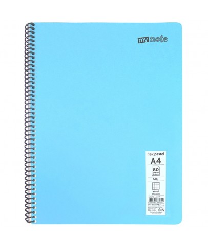 Mynote Defter Flex Pastel A4 72 YP Kareli