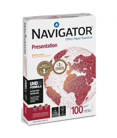 Navigator Gramajlı Kağıt Presentation 500 LÜ A4 100 GR Beyaz