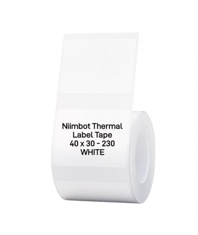 NIIMBOT T40-30-230WHITE Beyaz 40X30MM Termal Etiket