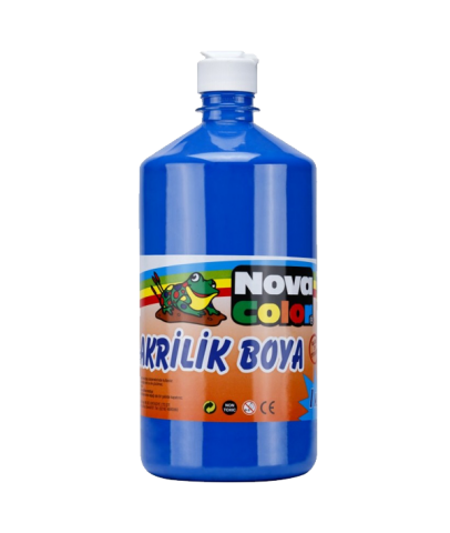 Nova Color Akrilik Boya 1 KG Mavi NC-223