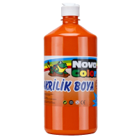 Nova Color Akrilik Boya 1 KG Turuncu NC-228