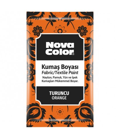 Nova Color Kumaş Boyası Toz 12 Gr Turuncu Nc-906